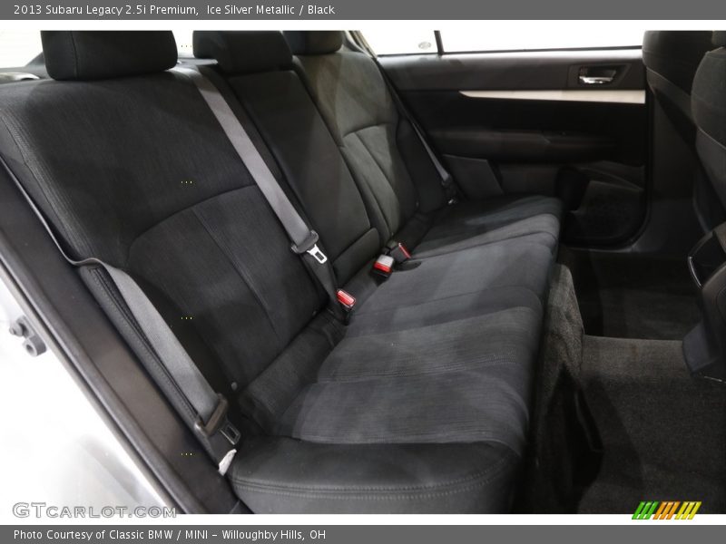 Rear Seat of 2013 Legacy 2.5i Premium