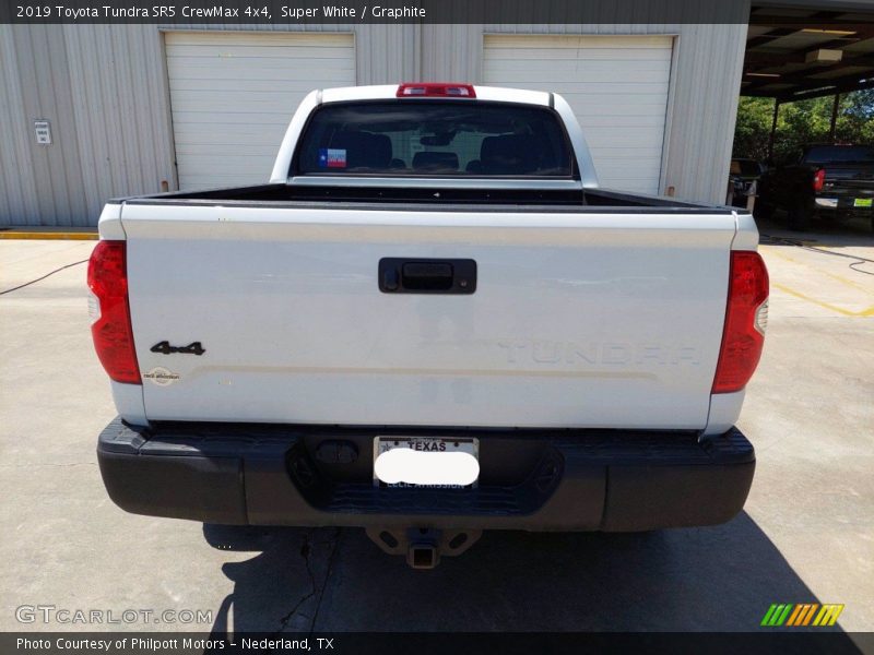 Super White / Graphite 2019 Toyota Tundra SR5 CrewMax 4x4