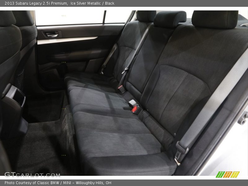 Rear Seat of 2013 Legacy 2.5i Premium