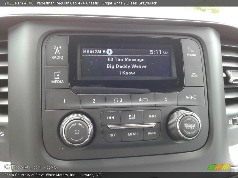 Audio System of 2021 4500 Tradesman Regular Cab 4x4 Chassis