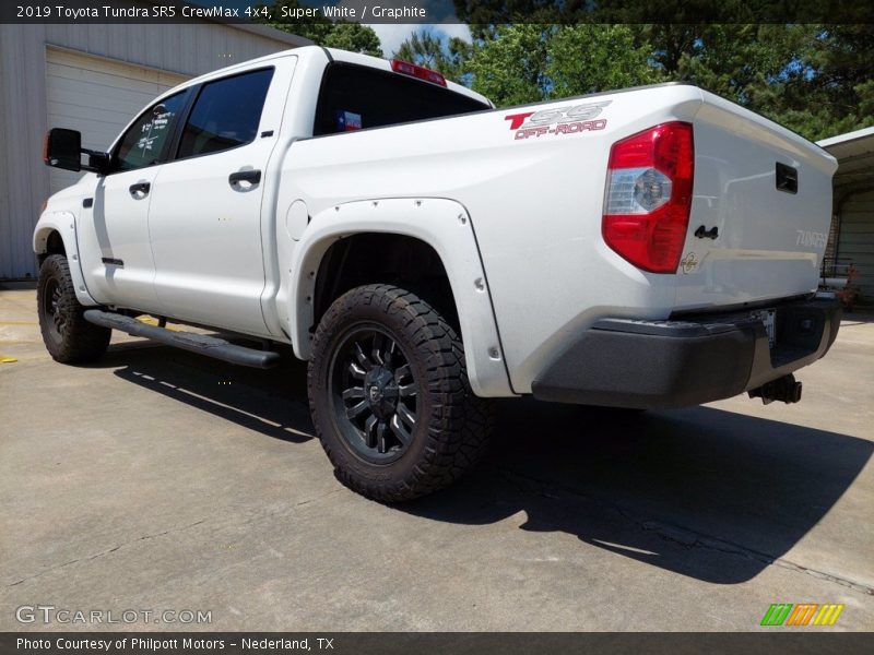 Super White / Graphite 2019 Toyota Tundra SR5 CrewMax 4x4