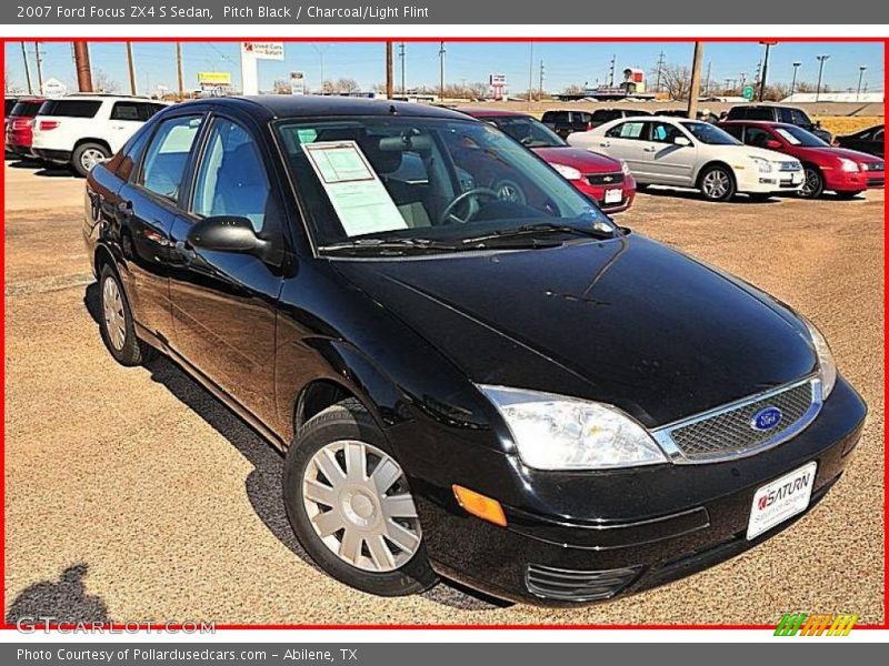 Pitch Black / Charcoal/Light Flint 2007 Ford Focus ZX4 S Sedan