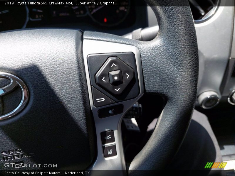 Super White / Graphite 2019 Toyota Tundra SR5 CrewMax 4x4