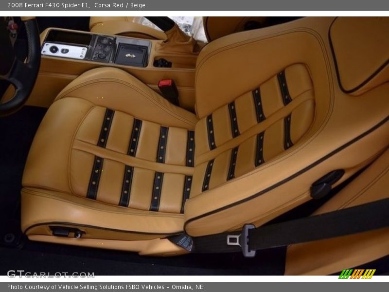 Corsa Red / Beige 2008 Ferrari F430 Spider F1