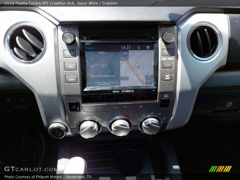 Super White / Graphite 2019 Toyota Tundra SR5 CrewMax 4x4