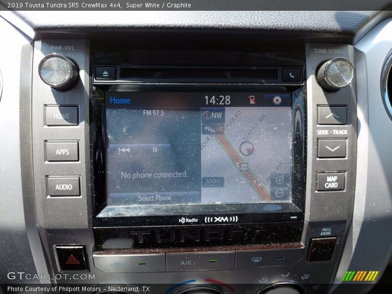 Super White / Graphite 2019 Toyota Tundra SR5 CrewMax 4x4