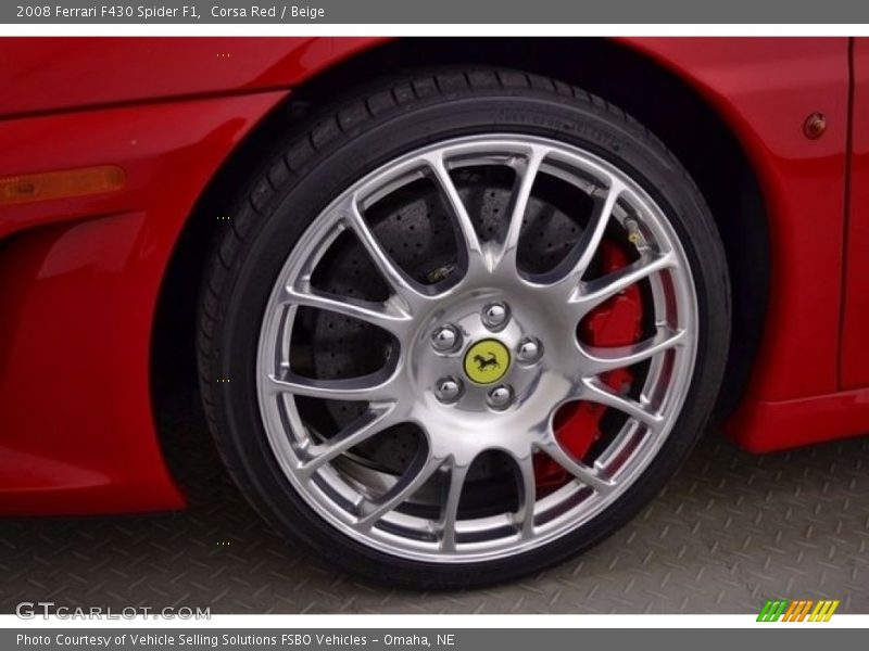 Corsa Red / Beige 2008 Ferrari F430 Spider F1
