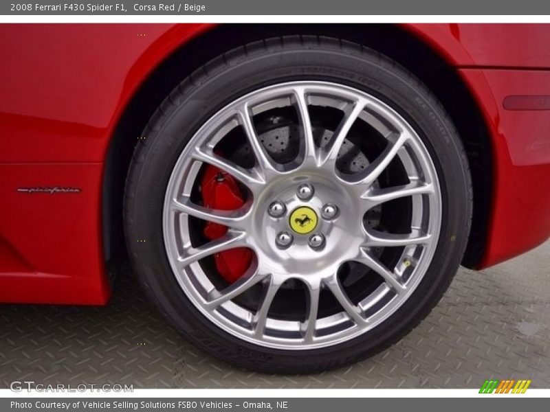Corsa Red / Beige 2008 Ferrari F430 Spider F1
