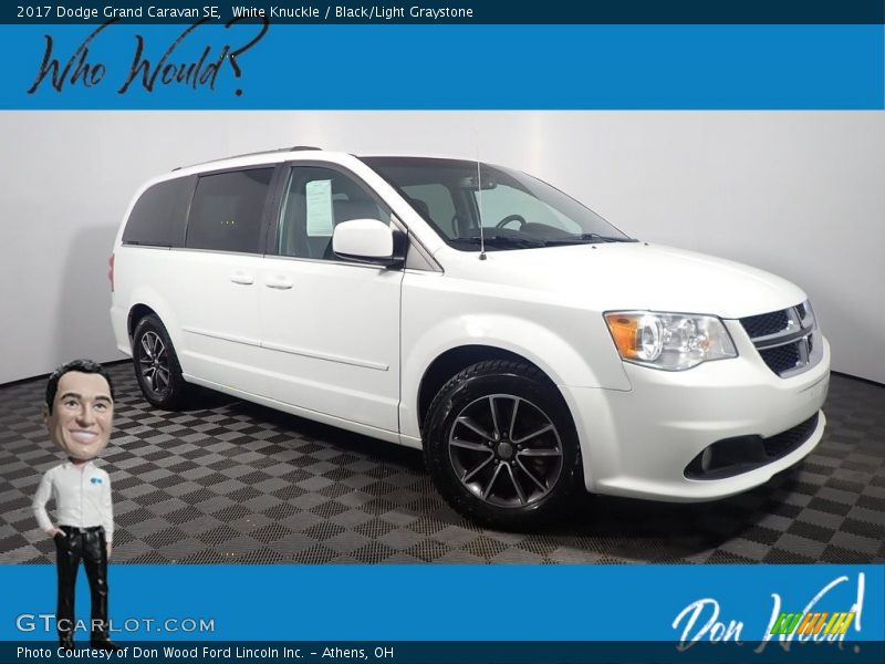 White Knuckle / Black/Light Graystone 2017 Dodge Grand Caravan SE