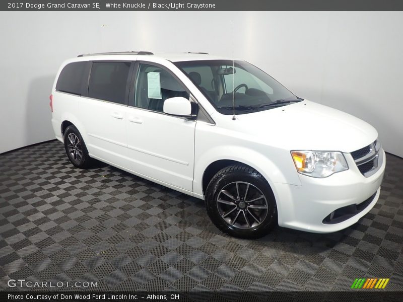 White Knuckle / Black/Light Graystone 2017 Dodge Grand Caravan SE