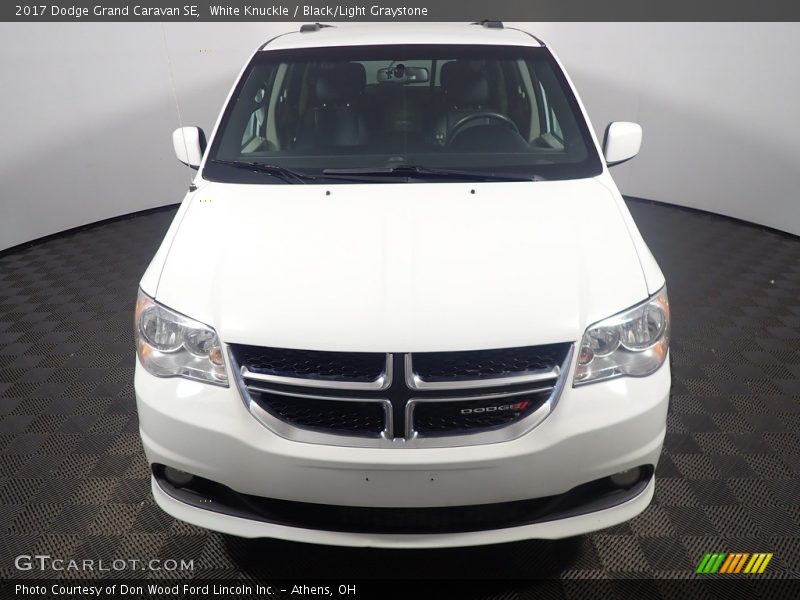 White Knuckle / Black/Light Graystone 2017 Dodge Grand Caravan SE