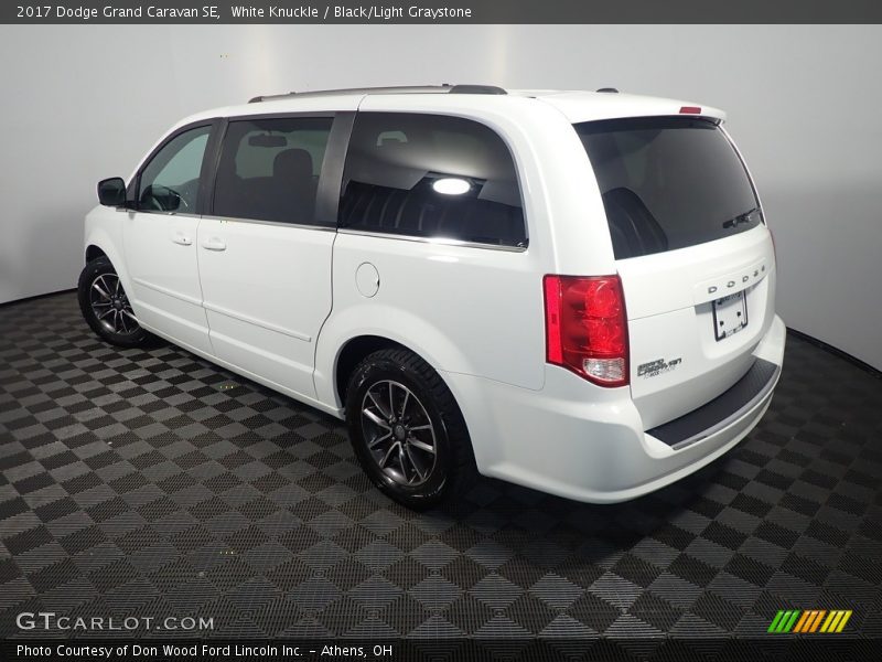 White Knuckle / Black/Light Graystone 2017 Dodge Grand Caravan SE