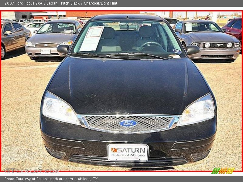 Pitch Black / Charcoal/Light Flint 2007 Ford Focus ZX4 S Sedan