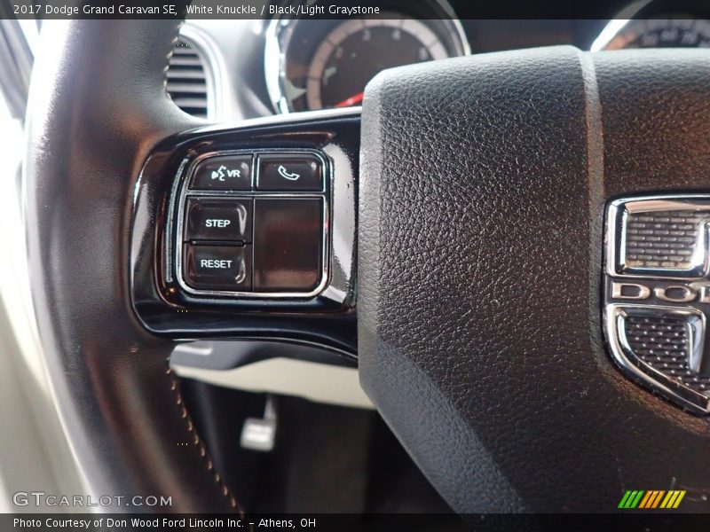 White Knuckle / Black/Light Graystone 2017 Dodge Grand Caravan SE