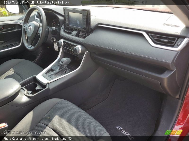 Ruby Flare Pearl / Black 2019 Toyota RAV4 LE
