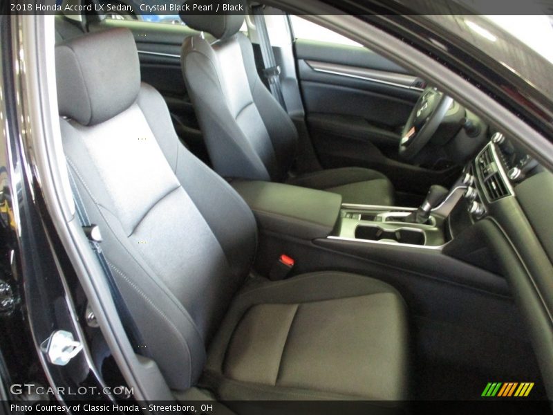Crystal Black Pearl / Black 2018 Honda Accord LX Sedan