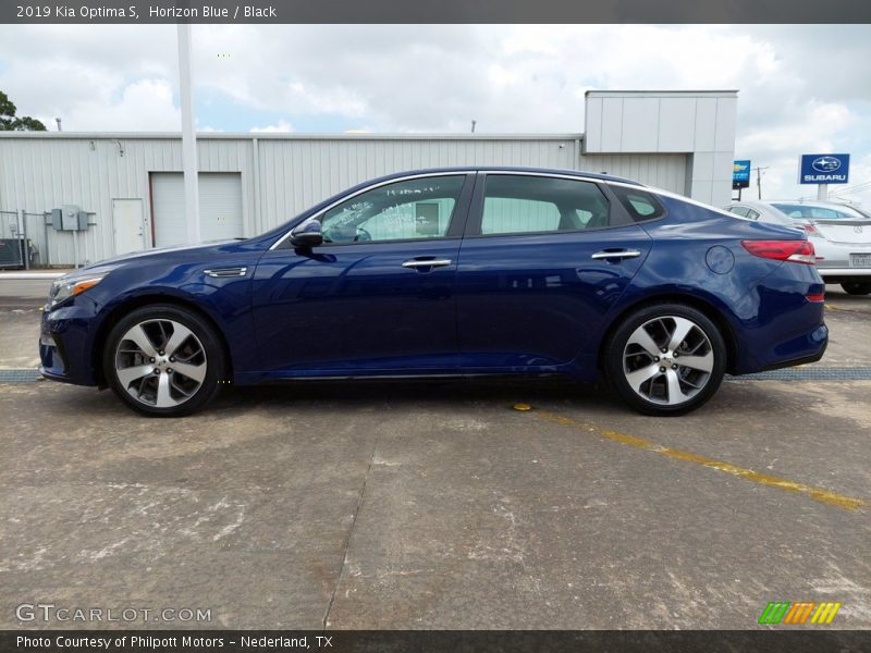 Horizon Blue / Black 2019 Kia Optima S