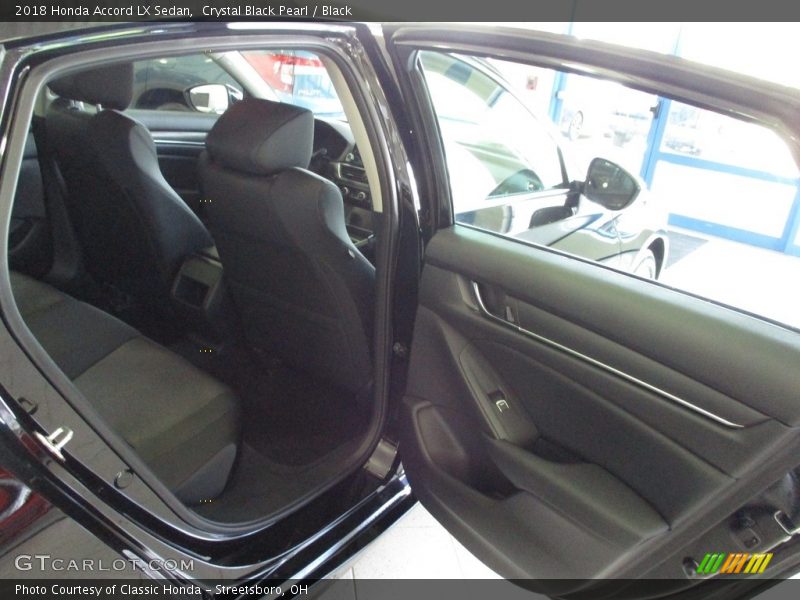 Crystal Black Pearl / Black 2018 Honda Accord LX Sedan