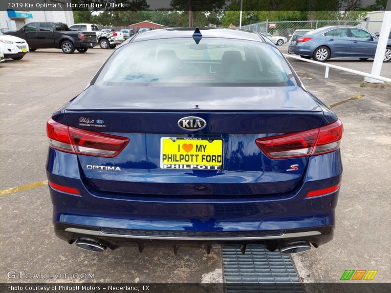 Horizon Blue / Black 2019 Kia Optima S