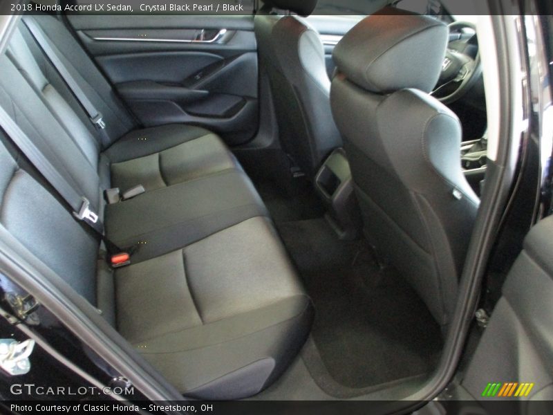 Crystal Black Pearl / Black 2018 Honda Accord LX Sedan