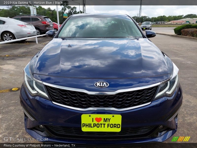Horizon Blue / Black 2019 Kia Optima S
