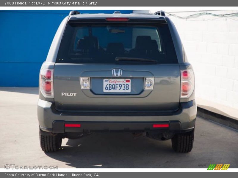 Nimbus Gray Metallic / Gray 2008 Honda Pilot EX-L
