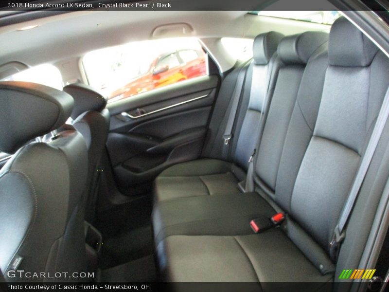 Crystal Black Pearl / Black 2018 Honda Accord LX Sedan