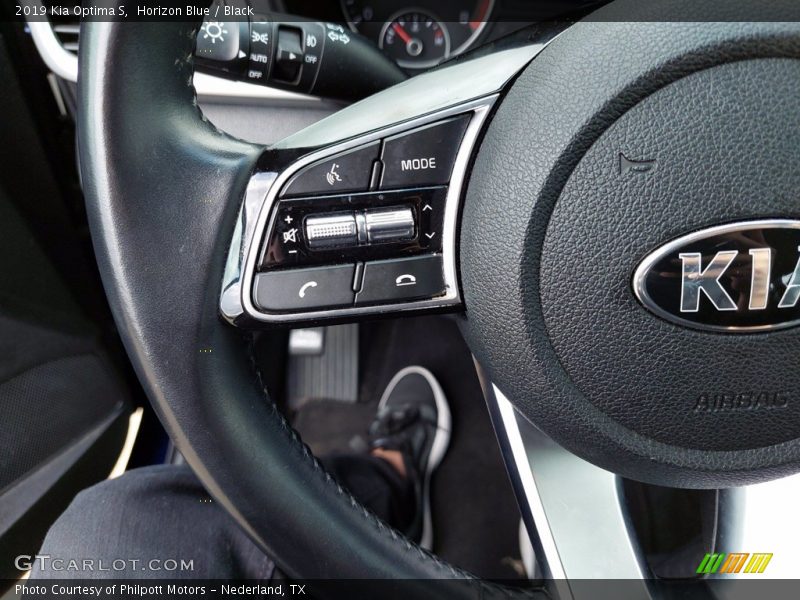 Horizon Blue / Black 2019 Kia Optima S