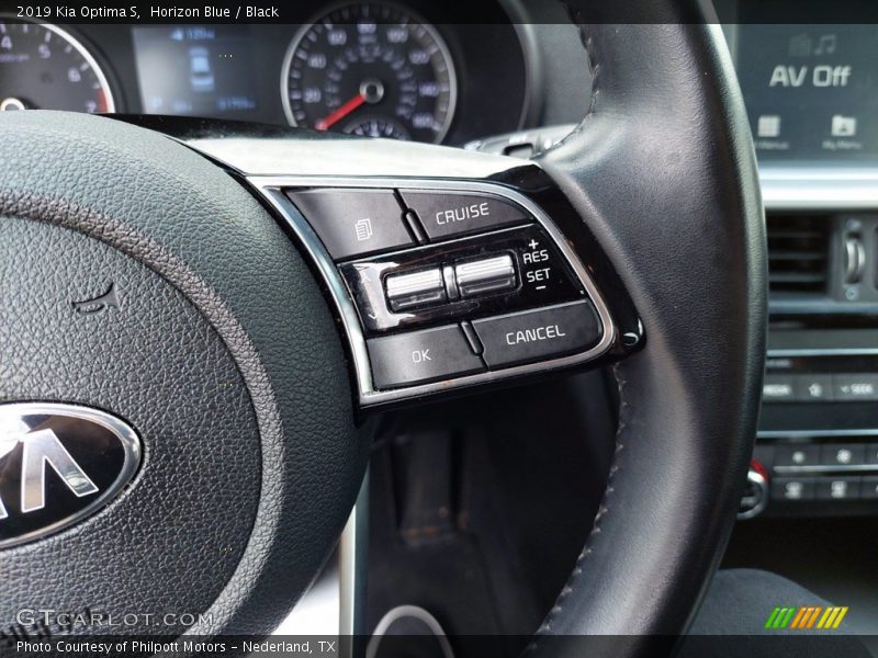 Horizon Blue / Black 2019 Kia Optima S