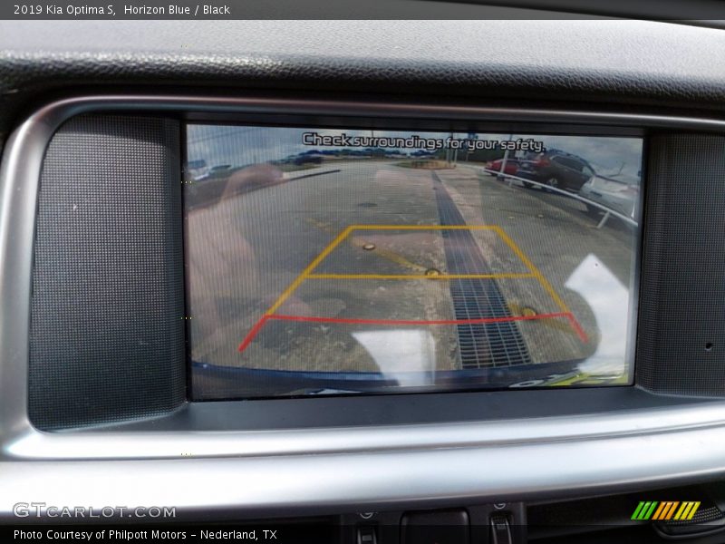 Horizon Blue / Black 2019 Kia Optima S