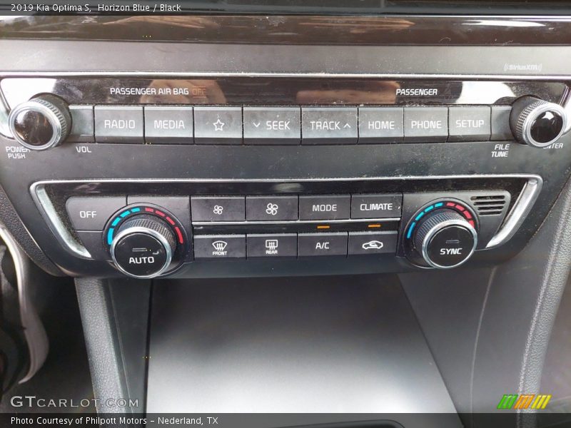 Horizon Blue / Black 2019 Kia Optima S