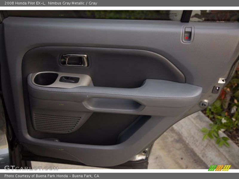 Nimbus Gray Metallic / Gray 2008 Honda Pilot EX-L