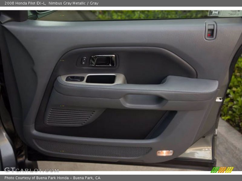 Nimbus Gray Metallic / Gray 2008 Honda Pilot EX-L