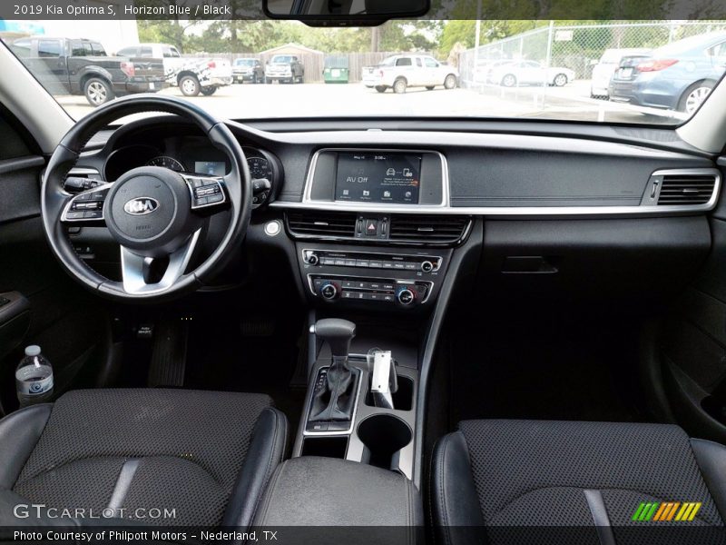 Horizon Blue / Black 2019 Kia Optima S