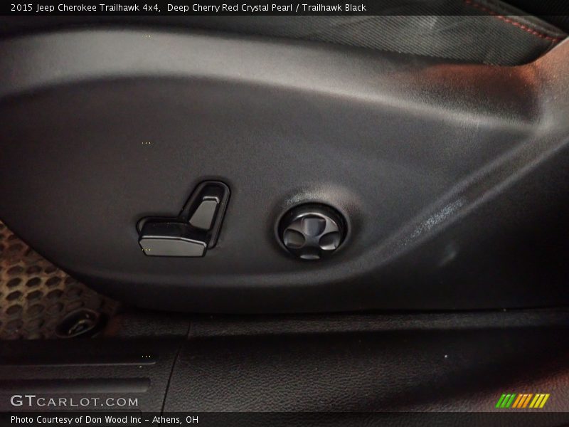 Deep Cherry Red Crystal Pearl / Trailhawk Black 2015 Jeep Cherokee Trailhawk 4x4