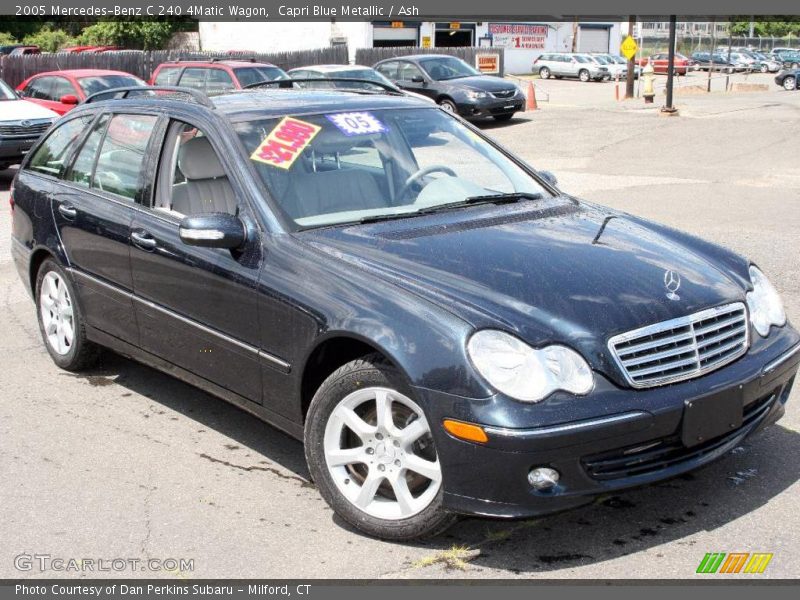 Capri Blue Metallic / Ash 2005 Mercedes-Benz C 240 4Matic Wagon