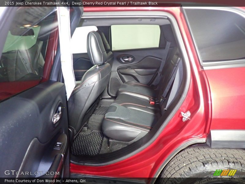 Deep Cherry Red Crystal Pearl / Trailhawk Black 2015 Jeep Cherokee Trailhawk 4x4