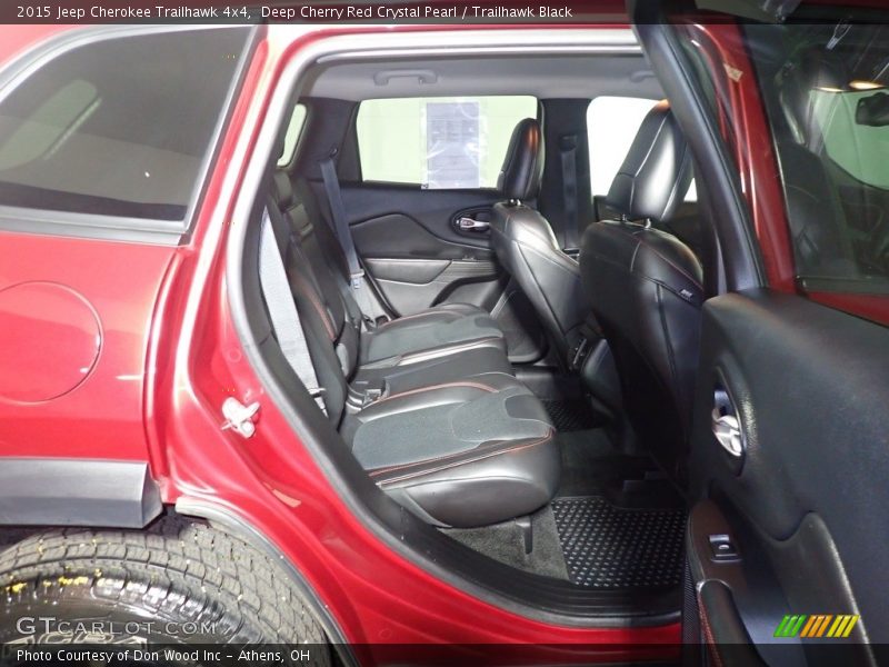 Deep Cherry Red Crystal Pearl / Trailhawk Black 2015 Jeep Cherokee Trailhawk 4x4