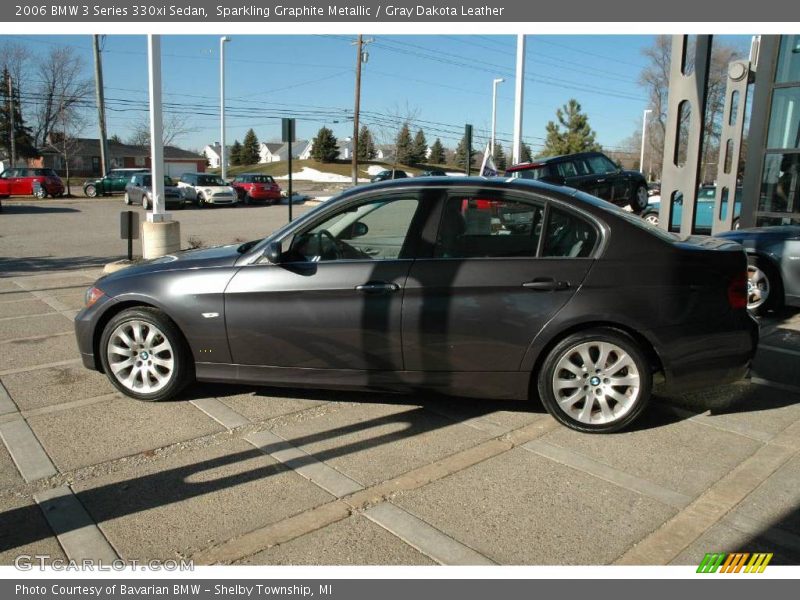 Sparkling Graphite Metallic / Gray Dakota Leather 2006 BMW 3 Series 330xi Sedan