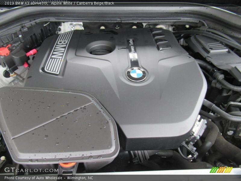 Alpine White / Canberra Beige/Black 2019 BMW X3 sDrive30i