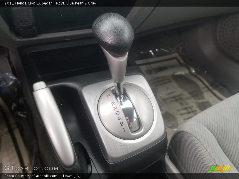 Royal Blue Pearl / Gray 2011 Honda Civic LX Sedan