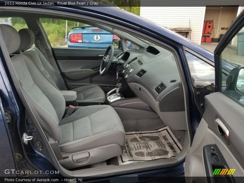 Royal Blue Pearl / Gray 2011 Honda Civic LX Sedan