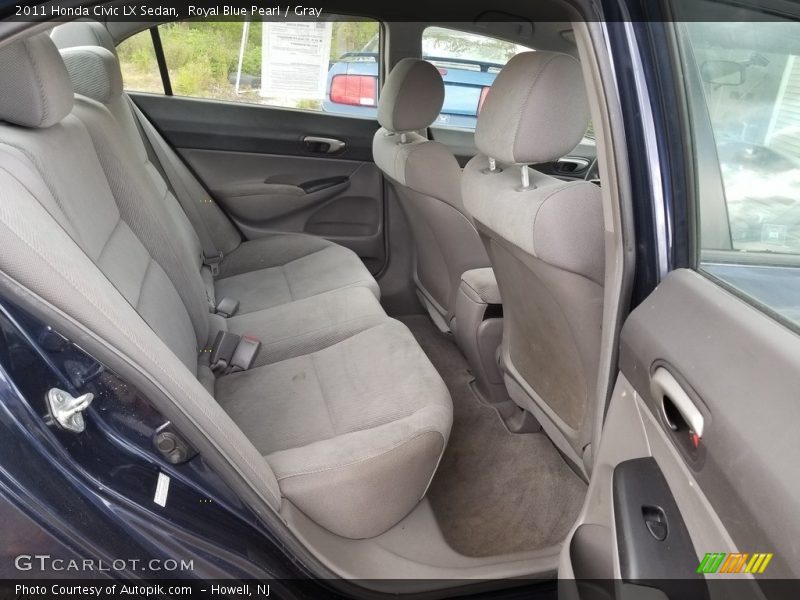 Royal Blue Pearl / Gray 2011 Honda Civic LX Sedan