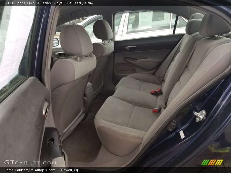 Royal Blue Pearl / Gray 2011 Honda Civic LX Sedan