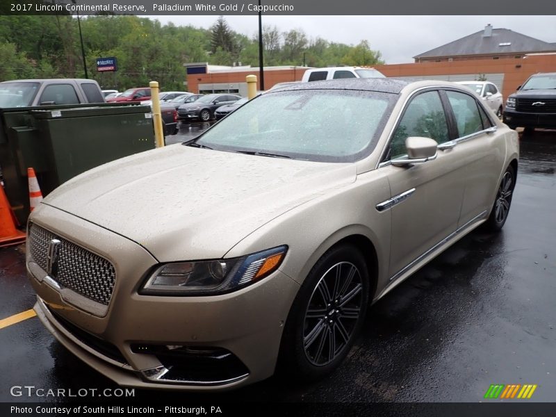 Palladium White Gold / Cappuccino 2017 Lincoln Continental Reserve