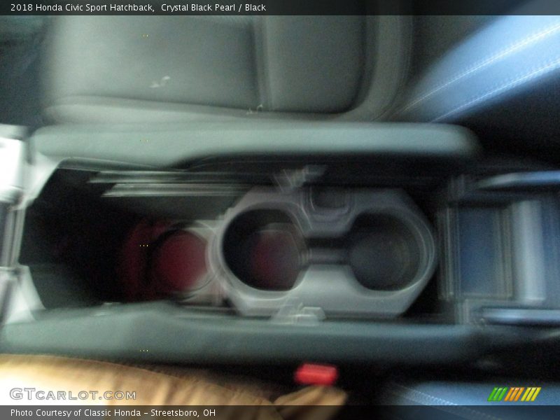 Crystal Black Pearl / Black 2018 Honda Civic Sport Hatchback
