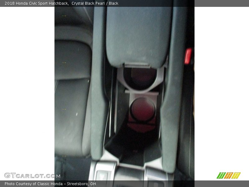 Crystal Black Pearl / Black 2018 Honda Civic Sport Hatchback