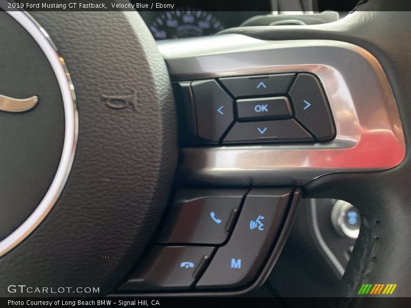Velocity Blue / Ebony 2019 Ford Mustang GT Fastback