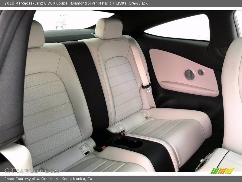Diamond Silver Metallic / Crystal Grey/Black 2018 Mercedes-Benz C 300 Coupe