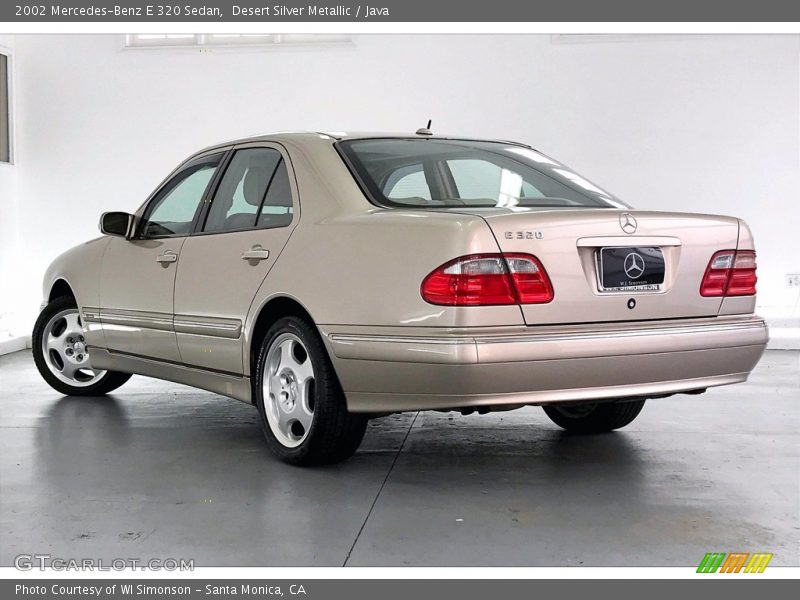 Desert Silver Metallic / Java 2002 Mercedes-Benz E 320 Sedan